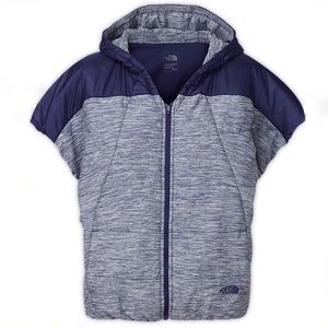 The North Face Women's Pseudio Poncho Vest Blue Size XL